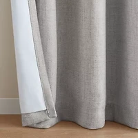 Madison Park Mira Grommet Top 100% Blackout Set of 2 Curtain Panel