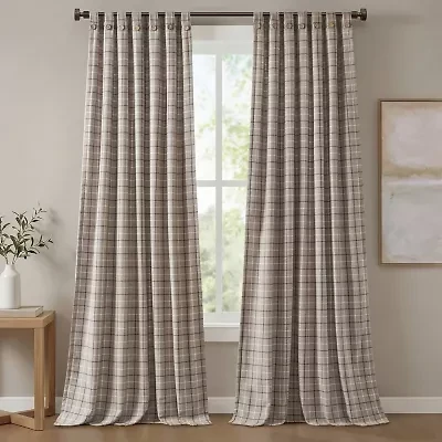 Madison Park Salford Rod Pocket Room Darkening Single Curtain Panel