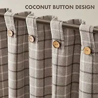 Madison Park Salford Rod Pocket Room Darkening Single Curtain Panel