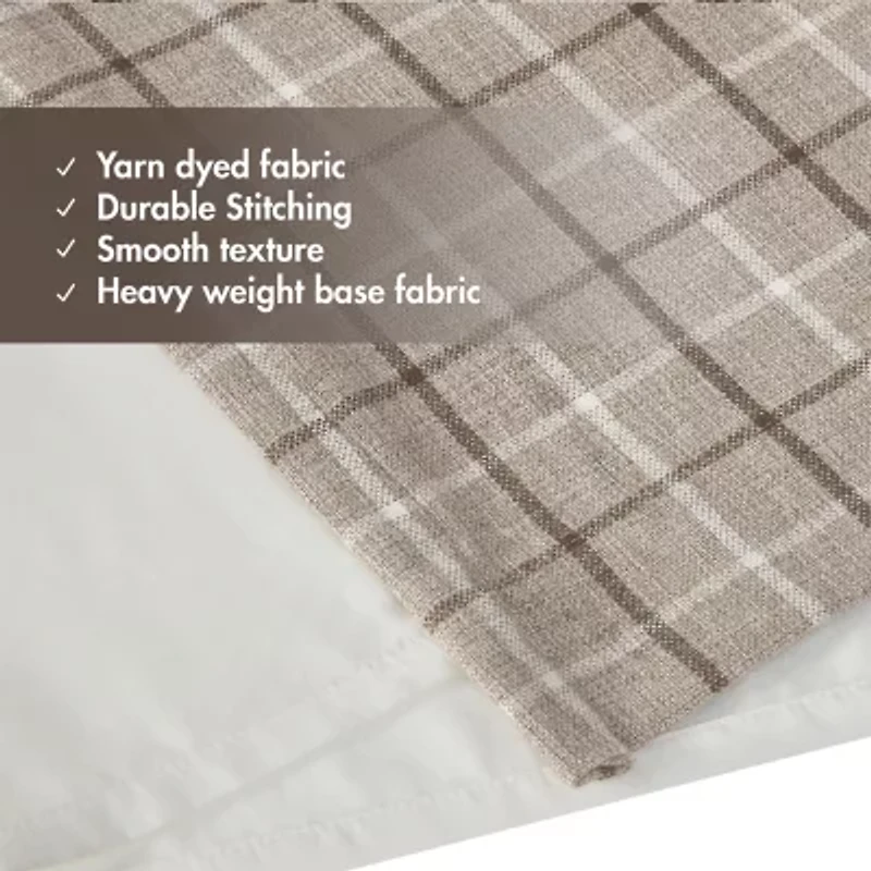 Madison Park Salford Rod Pocket Room Darkening Single Curtain Panel