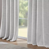 Madison Park Luna Grommet Top 100% Blackout Set of 2 Curtain Panel