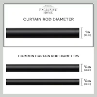 Exclusive Home Curtains Duke 1 Adjustable Curtain Rod