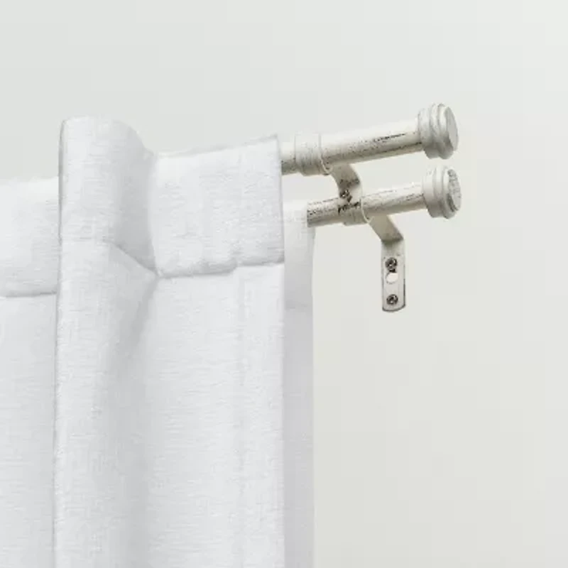 Exclusive Home Curtains Topper/Topper Double Curtain Rod