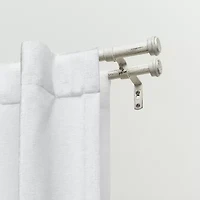 Exclusive Home Curtains Topper/Topper Double Curtain Rod