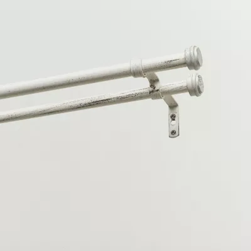 Exclusive Home Curtains Topper/Topper Double Curtain Rod