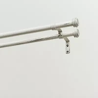 Exclusive Home Curtains Topper/Topper Double Curtain Rod