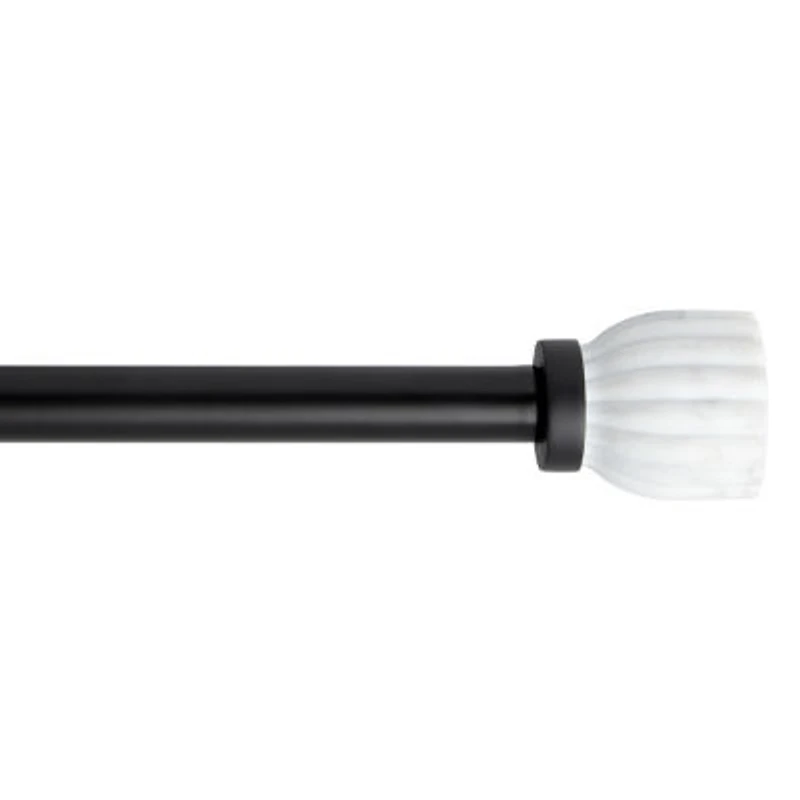 Town And Country Marbled Flute 1 Adjustable Curtain Rod