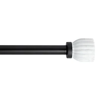 Town And Country Marbled Flute 1 Adjustable Curtain Rod