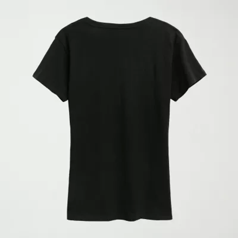 Womens Crew Neck Short Sleeve Regular Fit Moana Graphic T-Shirt
