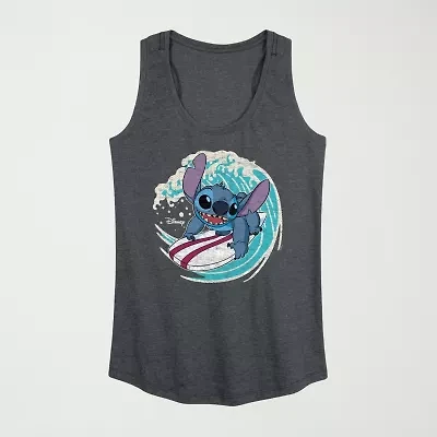 Womens Crew Neck Sleeveless Tank Top