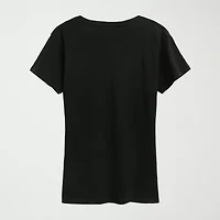 Womens Crew Neck Short Sleeve Regular Fit Moana Graphic T-Shirt