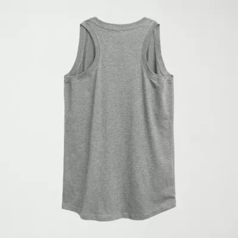 Womens Crew Neck Sleeveless Tank Top