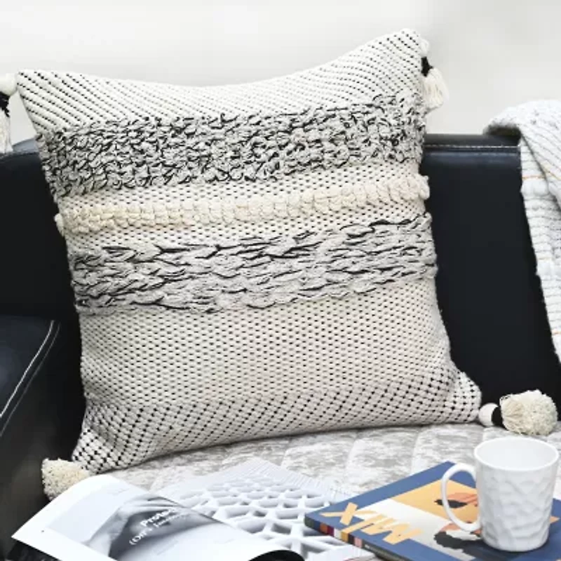 Vibhsa Modern Square Throw Pillow