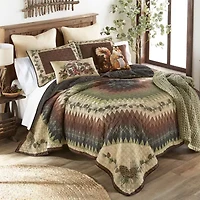 Donna Sharp Pine Circle Ucc 3-pc. Quilt Set