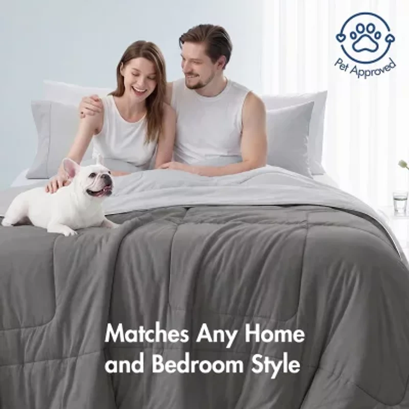 Madison Park Cooling Lightweight Easy Care Down Alternative Comforter Set