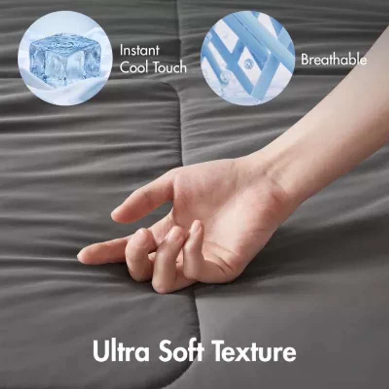 Madison Park Cooling Lightweight Easy Care Down Alternative Comforter Set