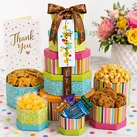 Alder Creek Thank You Treats Tower Gift Set
