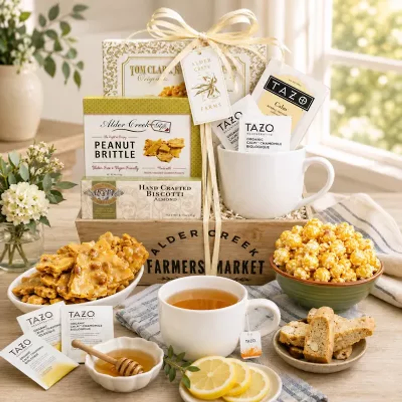 Alder Creek Serenity Tea Crate Food Set