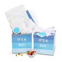 Alder Creek Its A Boy Baby Gift Box Food Set