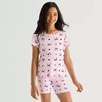 Thereabouts Little & Big Kid Girls Crew Neck Short Sleeve T-Shirt