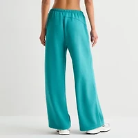 Xersion Womens Wide Leg Mid Rise Regular Fit Sweatpant