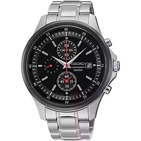 Seiko® Mens Two-Tone Chronograph Watch SNDE25