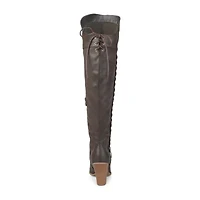 Journee Collection Womens Spritz Wide Calf Dress Boots