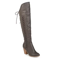 Journee Collection Womens Spritz Wide Calf Dress Boots