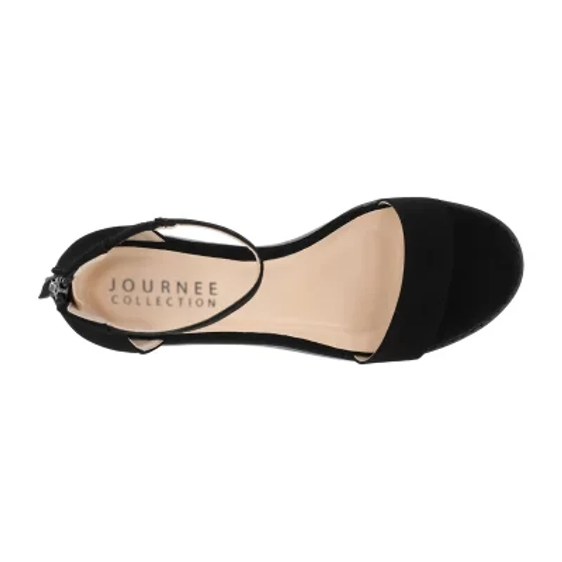 Journee Collection Womens Percy Heeled Sandals