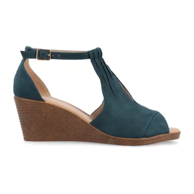 Journee Collection Womens Kedzie Wedge Sandals