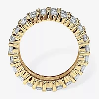 Womens 12MM Cubic Zirconia 14K Gold Over Silver Band