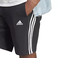 adidas Fleece Mens 10" Workout Shorts