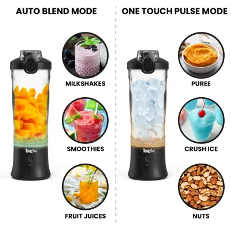 Total Chef Cordless USB Portable Blender 20 oz