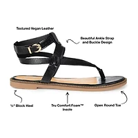 Journee Collection Womens Tangie Flat Sandals