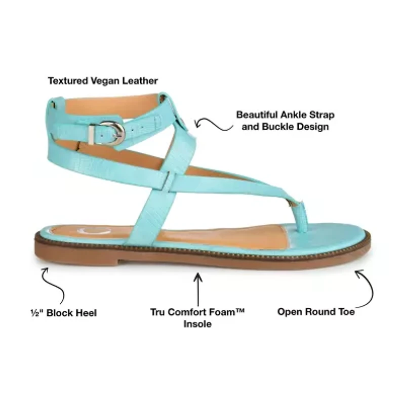 Journee Collection Womens Tangie Flat Sandals