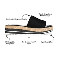 Journee Collection Womens Rosey Slide Sandals