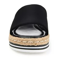 Journee Collection Cloudsteppers Womens Rosey Slide Sandals