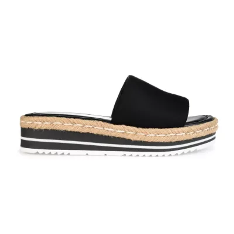Journee Collection Womens Rosey Slide Sandals