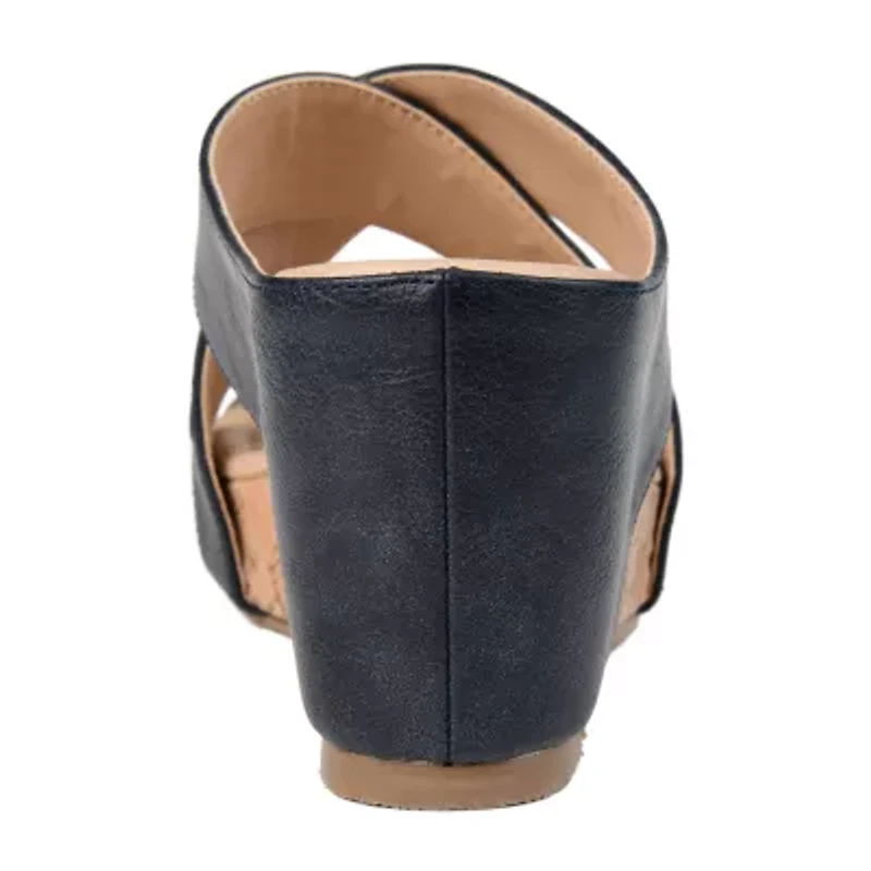 Journee Collection Womens Rayna Wedge Sandals