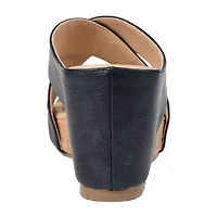 Journee Collection Womens Rayna Wedge Sandals