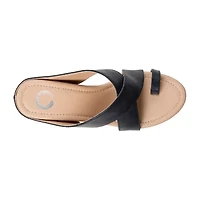 Journee Collection Womens Rayna Wedge Sandals