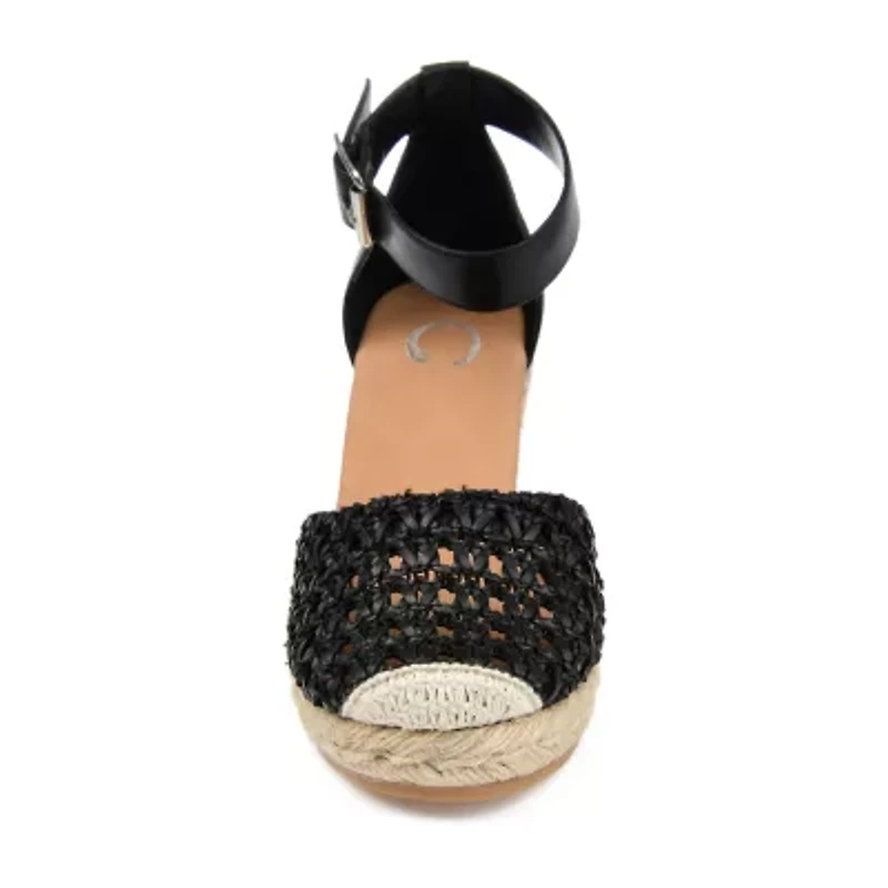 Journee Collection Sierra Womens Round Wedge Heel Pumps