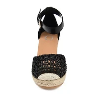 Journee Collection Sierra Womens Round Wedge Heel Pumps