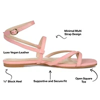 Journee Collection Womens Serissa Flat Sandals