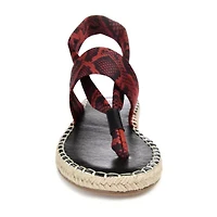 Journee Collection Womens Flin Flat Sandals