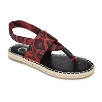Journee Collection Womens Flin Flat Sandals