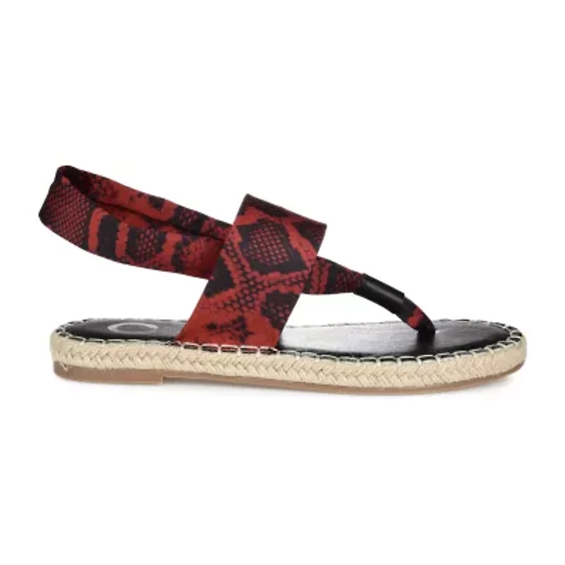 Journee Collection Womens Flin Flat Sandals