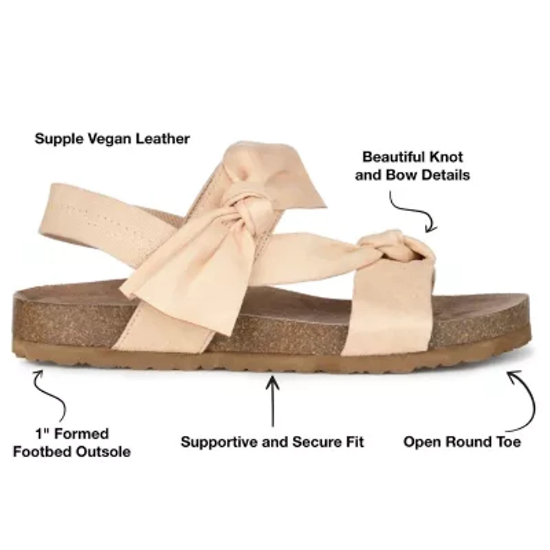 Journee Collection Xanndra Womens Footbed Sandals