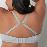 Ambrielle Cotton Wireless Full Coverage Bra