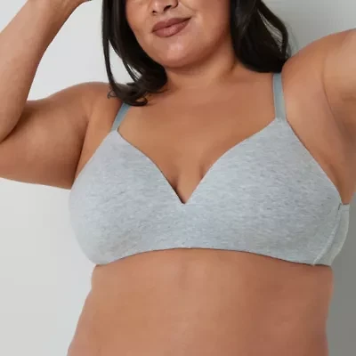 Ambrielle Cotton Wireless Full Coverage Bra